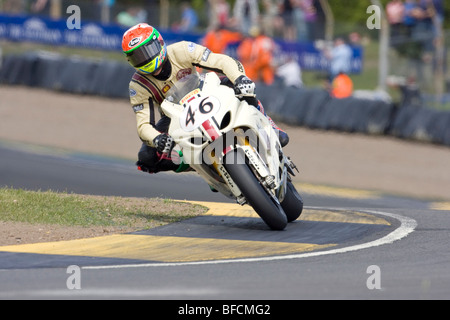 Tommy Bridewell - Team NB Suzuki GSX-R1000 K9 - British Superbike Championship 2009 - Knockhill, Scotland Stock Photo