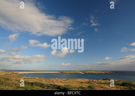 Dogs Bay in the evening light, Connemara, Ireland Stock Photo