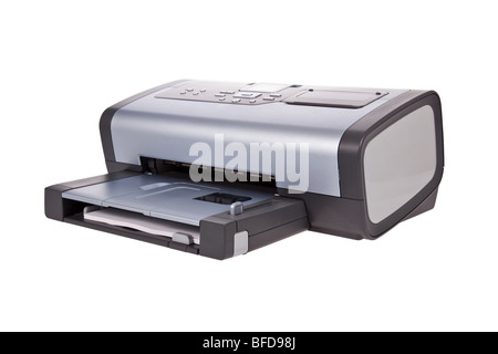 Inkjet printer isolated on a white background Stock Photo