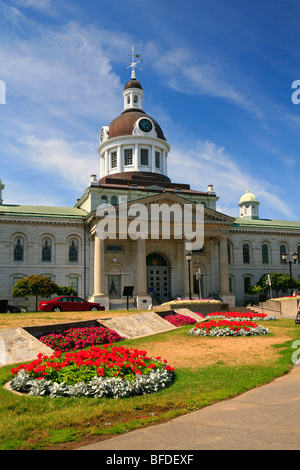 Confederation Park and City Hall, Kingston, Ontario, Canada Stock Photo