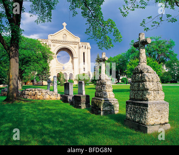 St. Boniface Cathedral, Winnipeg, Manitoba, Canada Stock Photo