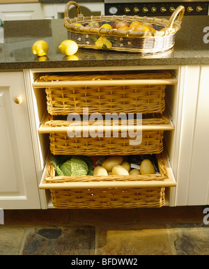 Kitchen storage baskets hi-res stock photography and images - Alamy