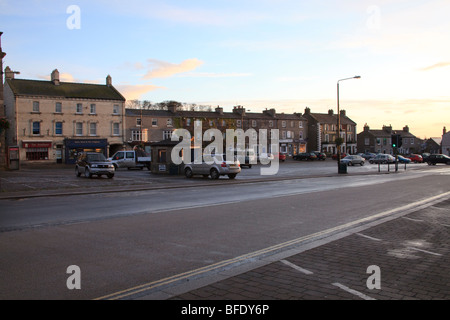 Street scene in Leyburn in Wensleydale Yorkshire Dales England UK Stock Photo