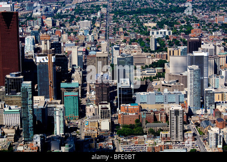 Aerial view of downtown Toronto, Ontario, Canada Stock Photo