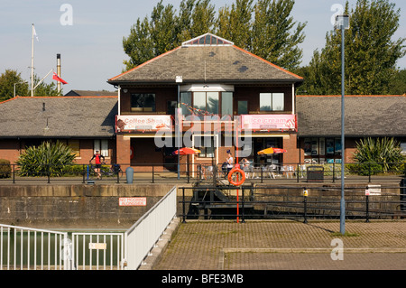 Preston Marina Lancashire Stock Photo