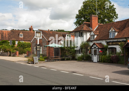 The Greyhound Pub in Whitchurch on Thames, Berkshire, Uk Stock Photo