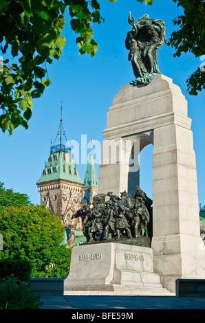 Monument honouring Canadian soldiers who died for their country, Ottawa, Ontario, Canada Stock Photo