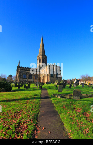 All Saints Church, Bakewell, Derbyshire, Peak District National Park, England, UK. Stock Photo