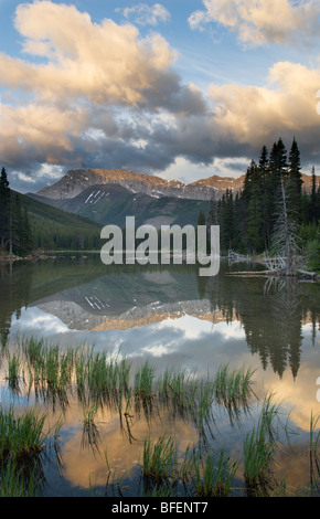 Elk Range, Elbow Lake, Kananaskis Country, Alberta, Canada Stock Photo