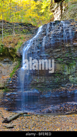 Tiffany Falls, Bruce Trail, Niagara Escarpment, Hamilton, Ontario, Canada Stock Photo