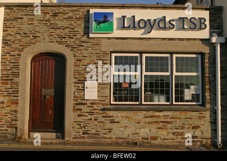 Lloyds TSB Bank St Mawes Cornwall UK Stock Photo
