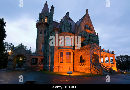 Craigdarroch Castle a Victorian-era mansion built by coal baron Robert Dunsmuir in 1890s includes over 4 floors and 39 rooms.  c Stock Photo
