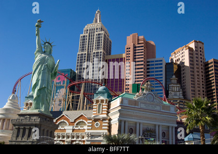 Exterior view of New York, New York Casino Stock Photo