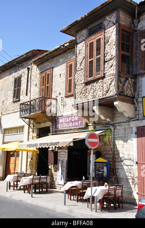 Market street, Old Town, Limassol, Limassol District, Cyprus Stock Photo