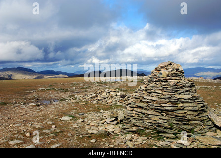 The Cairn on Brim Fell Stock Photo