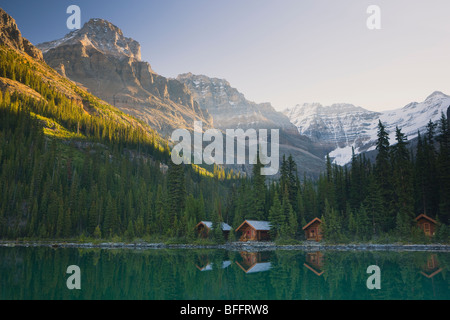 Lake O'Hara Lodge cabins, Yoho National Park, British Columbia, Canada