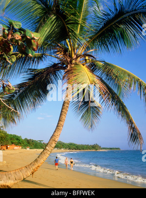 Dominican Republic Puerto Plata Playa Dorada beach Stock Photo