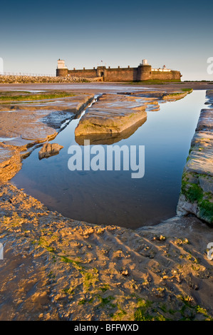 Fort Perch Rock, New Brighton, The Wirral, Merseyside, UK Stock Photo