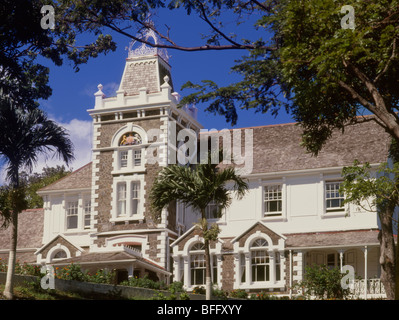 castries government house lucia st caribbean windward cruise island alamy