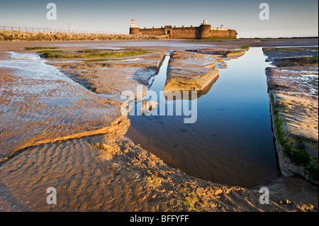 Fort Perch Rock, New Brighton, The Wirral, Merseyside, UK Stock Photo