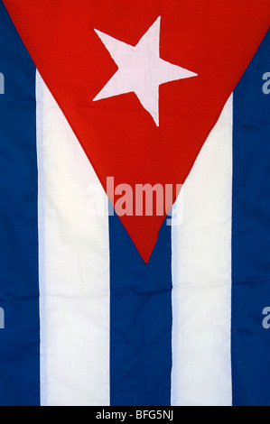 Cuban National Flag, Cuba Stock Photo