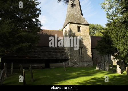 St Laurence Church in the picturesque and quintessential village of Lurgashall in West Sussex. Stock Photo