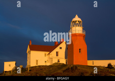 Long Point Lighthouse, Twillingate, Newfoundland & Labrador, Canada Stock Photo