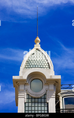 Roof detail, Largo do Chiado, Lisbon, Portugal, Easter 2009 Stock Photo