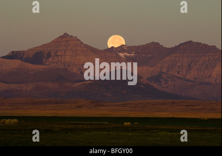 The Moon is Earth's only natural satellite and the fifth largest satellite in the Solar System. Stock Photo