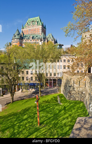 Chateau Frontenac hotel. Quebec City, Quebec, Canada Stock Photo