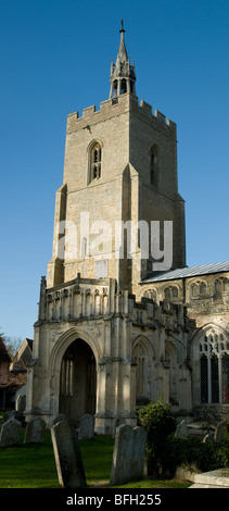 St Mary's church in Boxford, Suffolk, England. Stock Photo