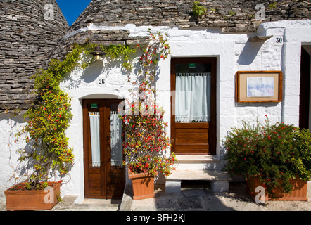 il Pinnacolo Ristorante in Alberobello, Puglia, Italy Stock Photo