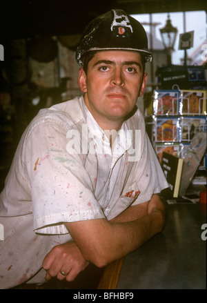 UK, Wales, South Glamorgan, Rhondda Heritage Park, coal miner Gary Williams Stock Photo