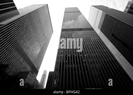 Penn Plaza Buildings, Mid-Town Manhattan, New York. Stock Photo