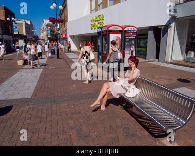 Europe, UK, England, London, surrey, Kingston-upon-Thames, town center Stock Photo