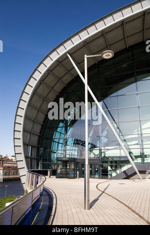 The Sage Gateshead. The venue opened in 2004 and attracts top performers to the north-east of England. Stock Photo