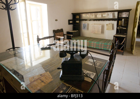 Internal views of the newly opened Howard Carter House as a Museum on the West Bank of the Nile, Luxor, Egypt Stock Photo