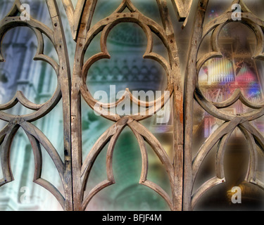 ES - MALLORCA: La Seu Cathedral at Palma de Mallorca (Digital Art) Stock Photo