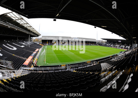 View inside Craven Cottage Stadium, home of Fulham Football Club Stock ...