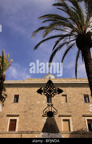 Israel, Haifa, the Carmelite Stella Maris Monastery on Mount Carmel Stock Photo