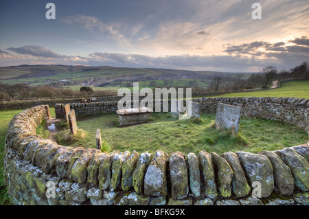 'Riley Graves' at  Eyam in Derbyshire  Great Britain Stock Photo