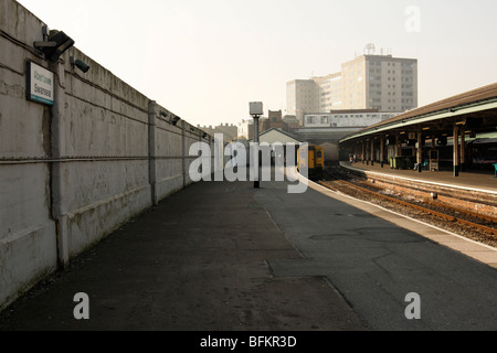 Swansea Railway Station, West Glamorgan, South Wales, U.K. Stock Photo