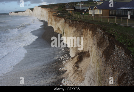 Seven Sisters Cliffs by Birling Gap, east Sussex. Stock Photo