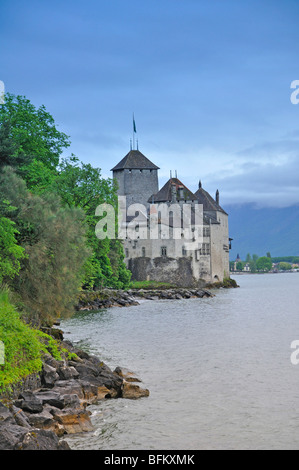 Chateau de Chillon, Montreux, Switzerland Stock Photo