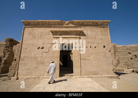 The Ptolemaic Temple at Deir el-Medina, the Workers' Village on the West Bank, Luxor, Egypt Stock Photo