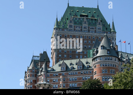 A picture of Chateau Frontenac in Quebec City Stock Photo