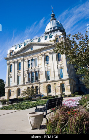 Springfield, Illinois - State Capitol Building Stock Photo