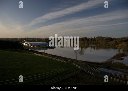 Flooding of the River Lee in Fermoy, Co Cork, November 2009 Stock Photo