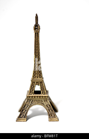 Souvenir model of the Eiffel Tower Stock Photo