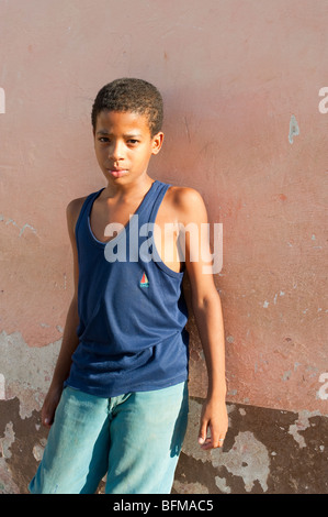 Young Boy from Trinidad, Cuba Stock Photo